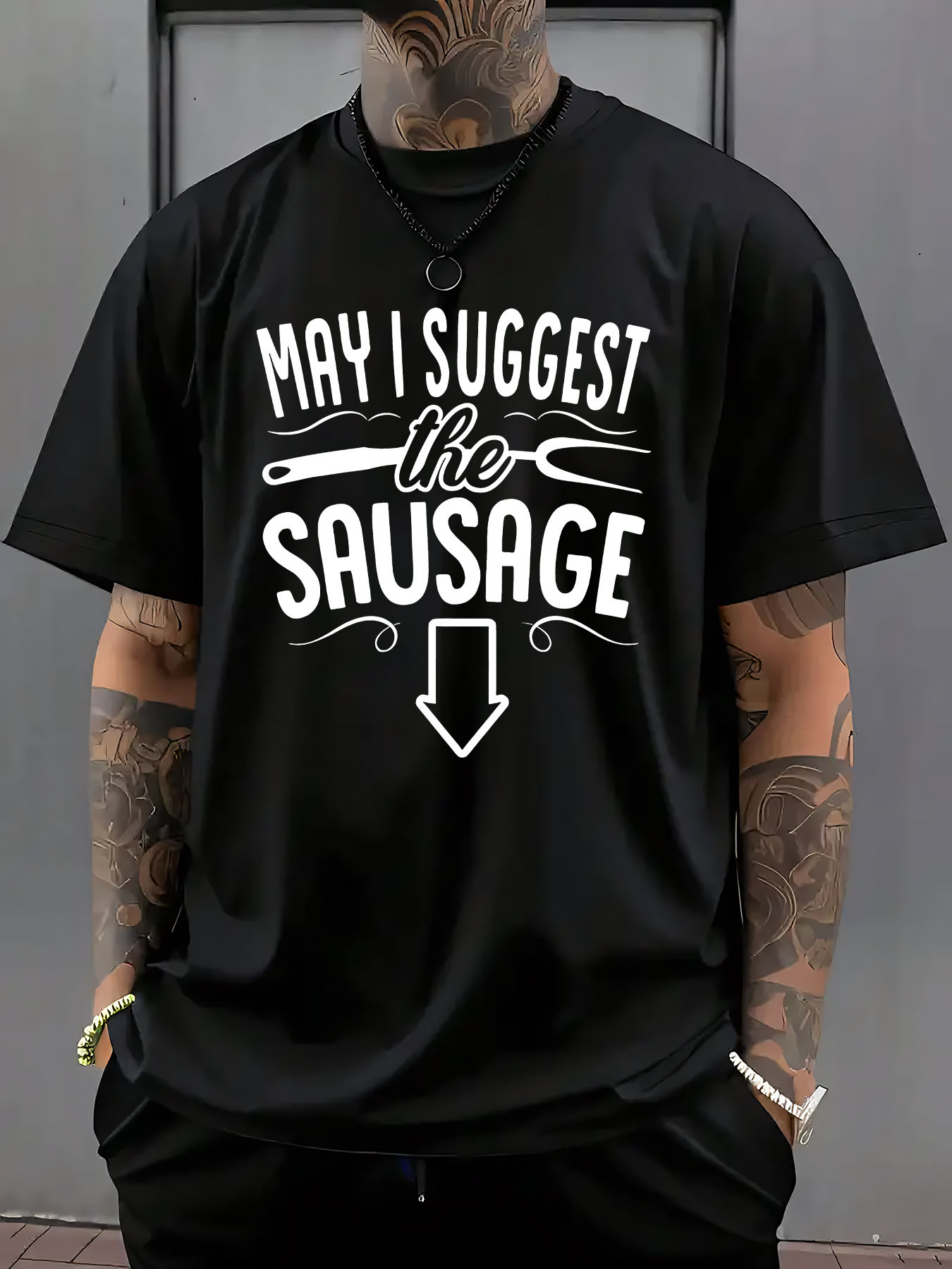 Recommended sausage print men' - Summer Clothing Recommendations のレビューと価格
