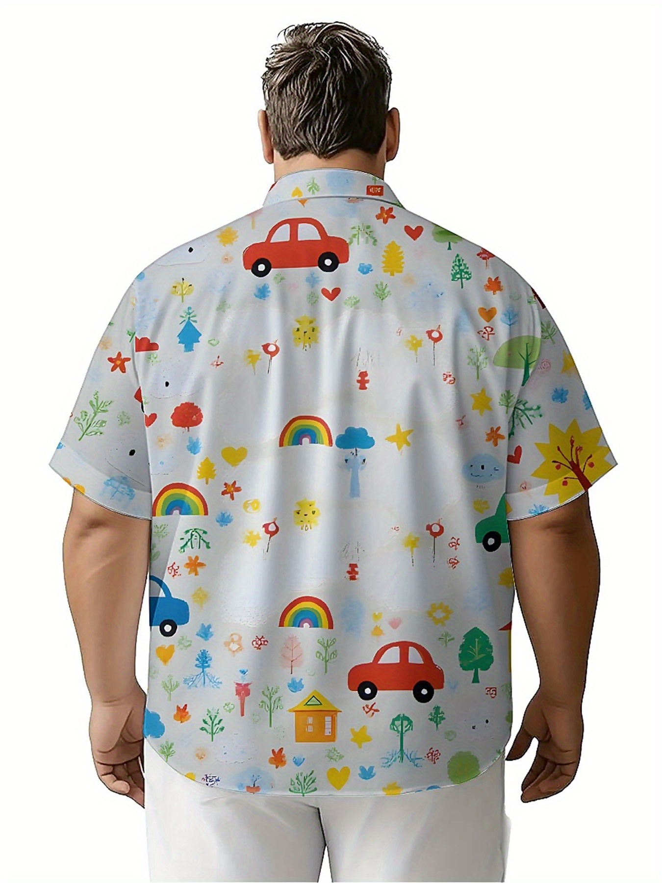 Men's Plus Size Hawaiian Shirt - Beach Shirt Hawaiian のレビューと価格