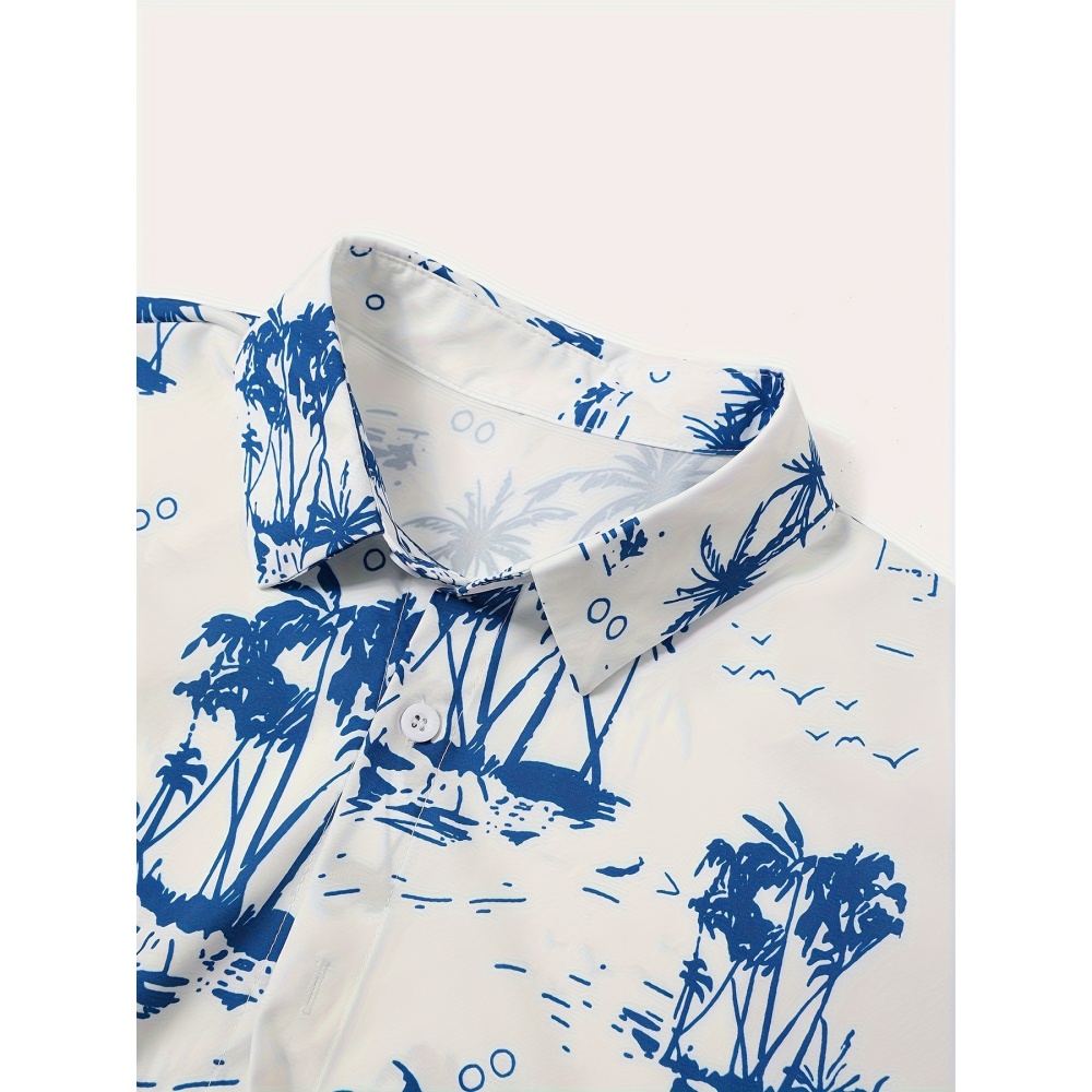 Summer Man Set Coconut Tree Fr - Beach Shirt Hawaiian のレビューと価格