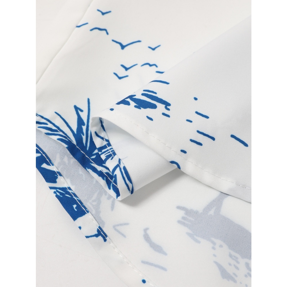 Summer Man Set Coconut Tree Fr - Beach Shirt Hawaiian のレビューと価格
