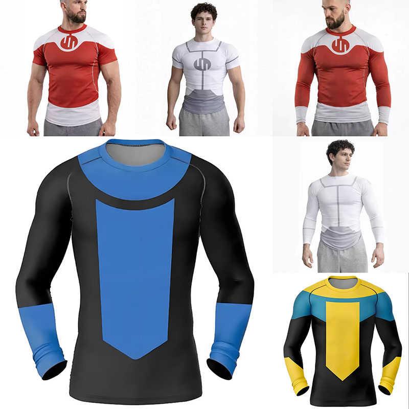 New Invincible Cosplay Rash Gu - Rash Guard Long Sleeve のレビューと価格