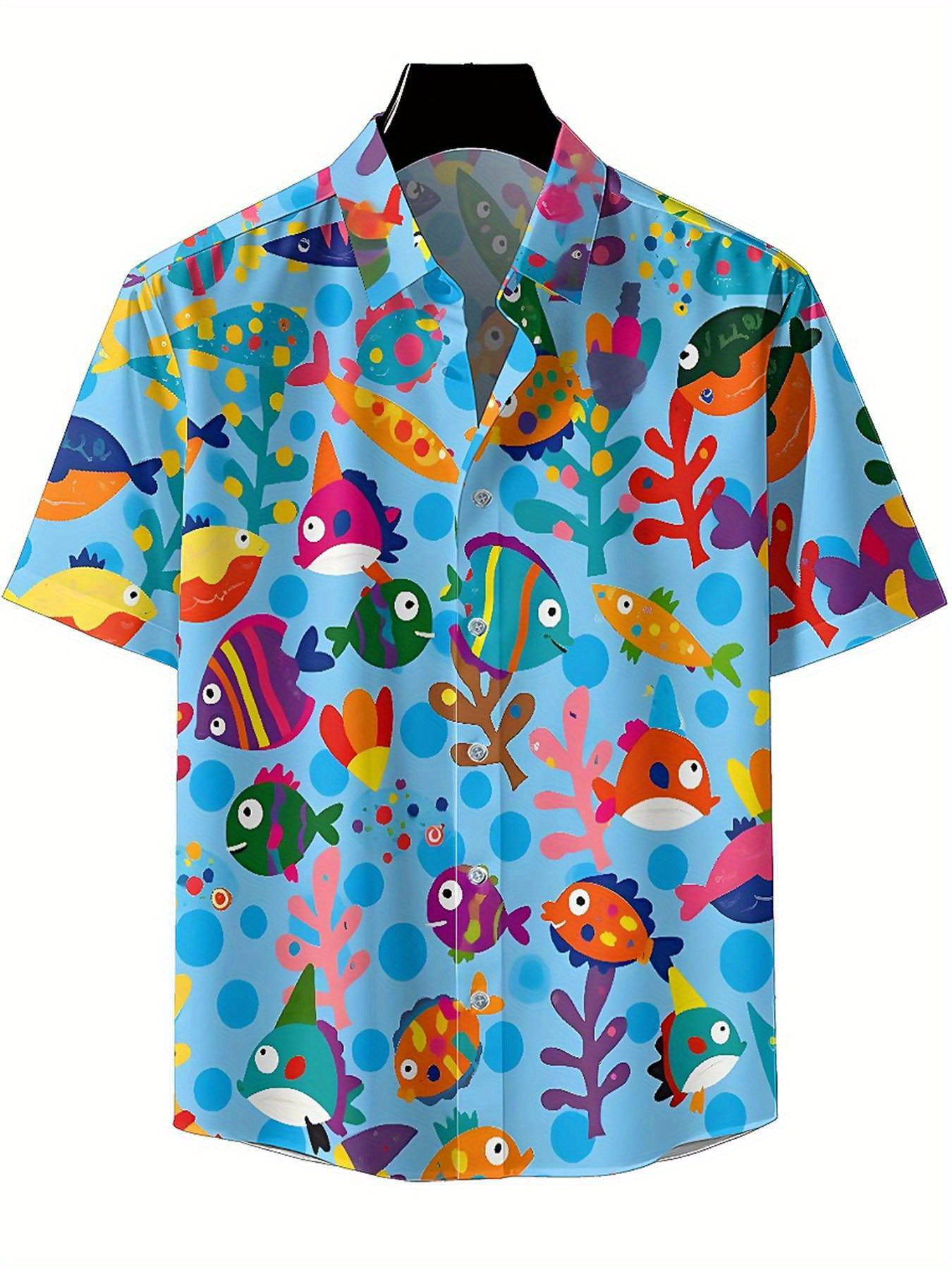 Men's Plus Size Hawaiian Shirt - Beach Shirt Hawaiian のレビューと価格