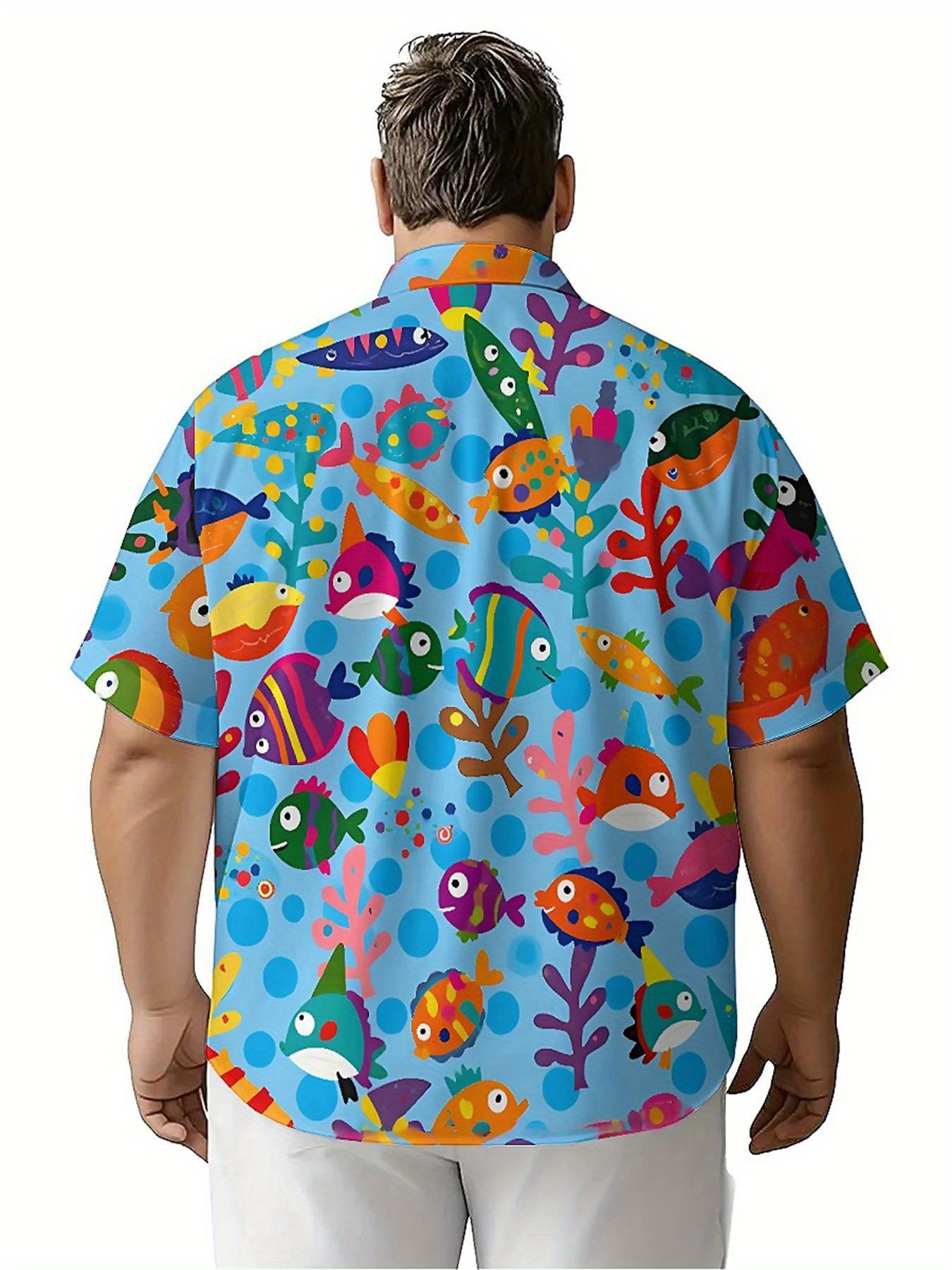Men's Plus Size Hawaiian Shirt - Beach Shirt Hawaiian のレビューと価格