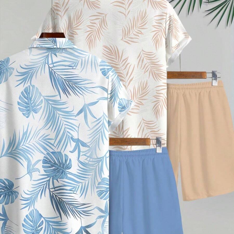 Mens Casual Hawaiian Shirt And - Beach Shirt Hawaiian のレビューと価格