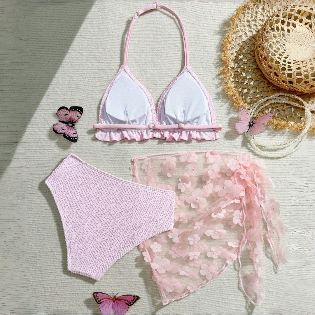 Tween And Teen Girl 3pcs Bikin - Summer Clothing For Teen Girls のレビューと価格