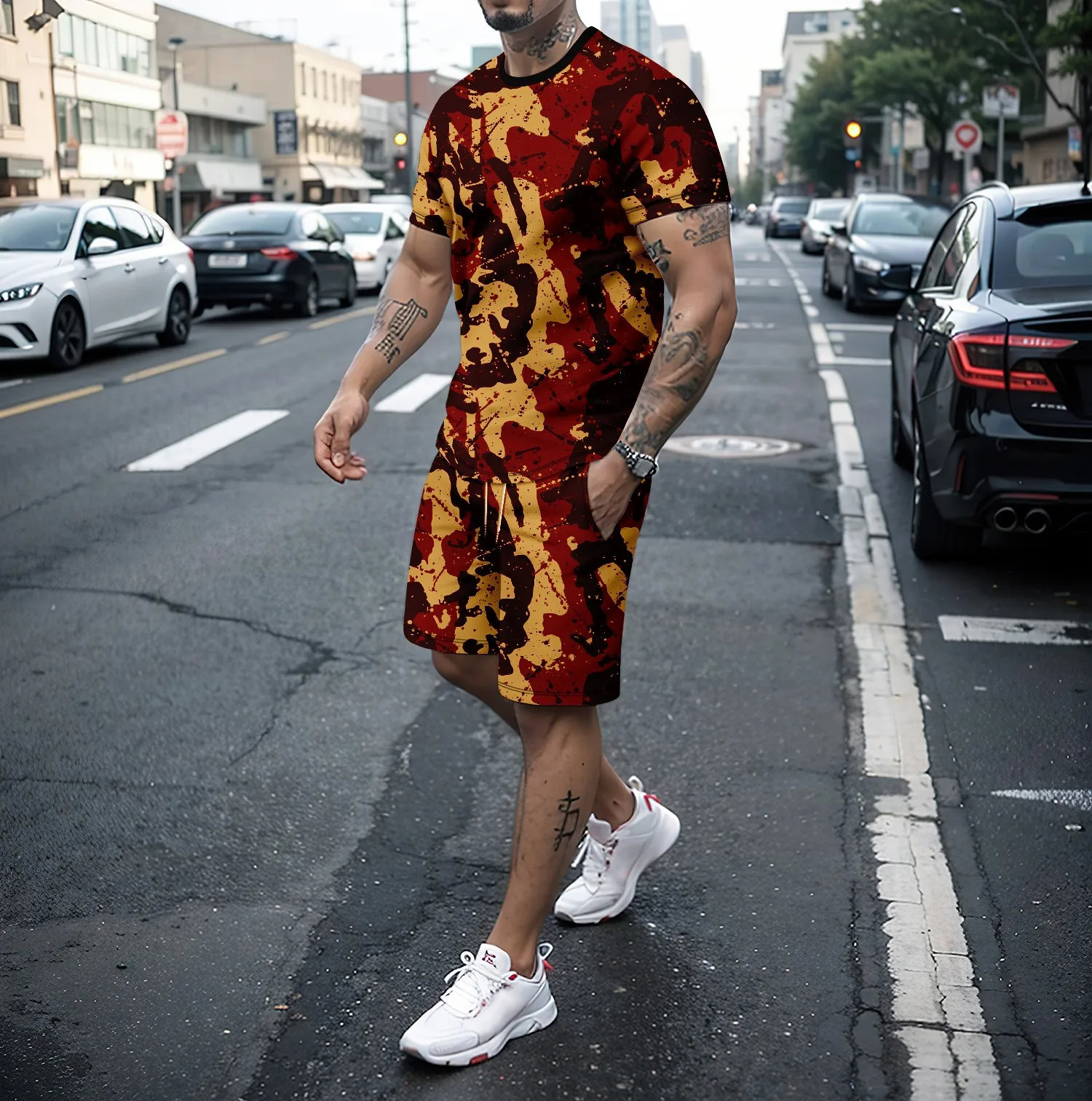 Camouflage Outdoor Tracksuits  - Summer Clothing For Women のレビューと価格