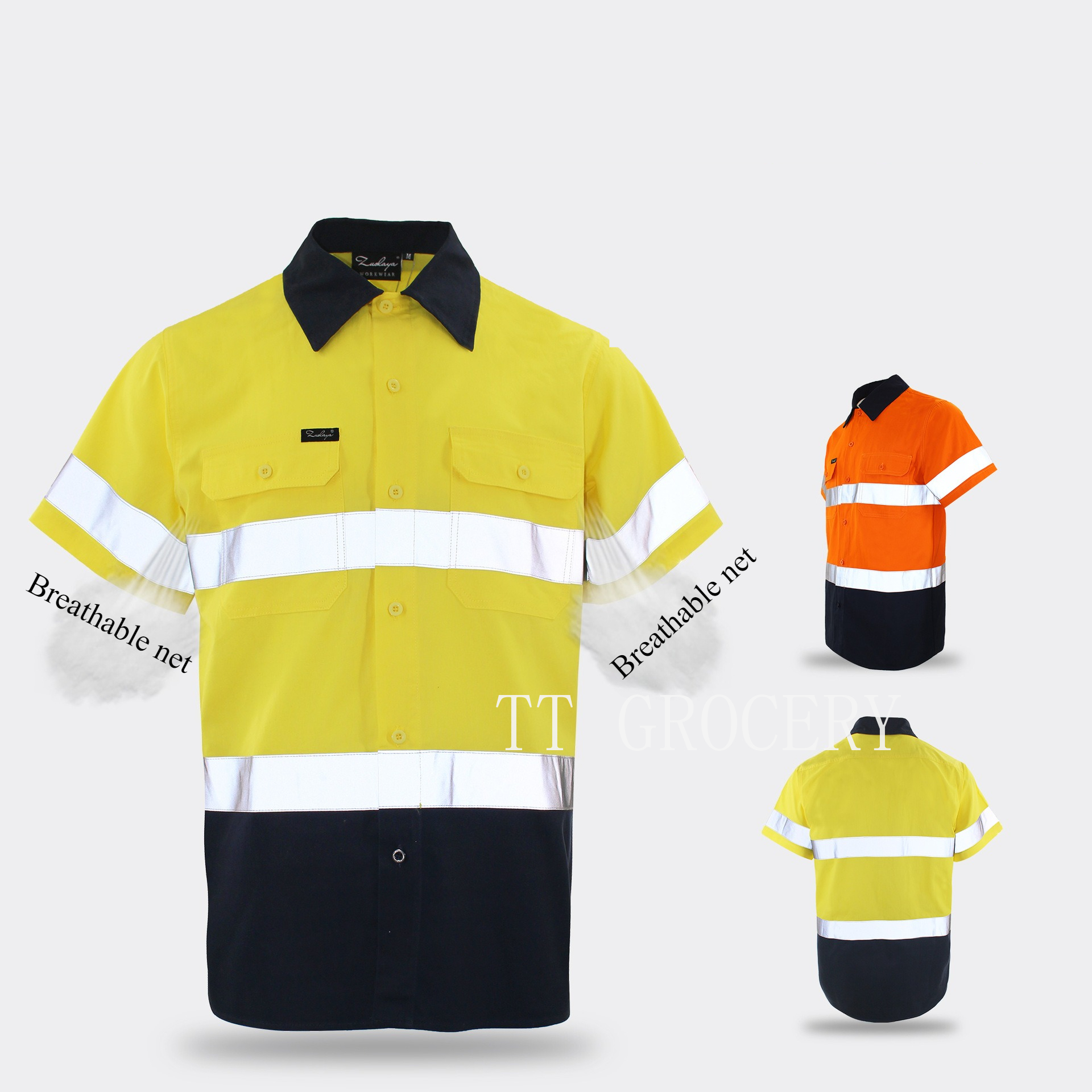 Hi Vis Shirts with Pocket Safe - Summer Hi Vis Clothing のレビューと価格
