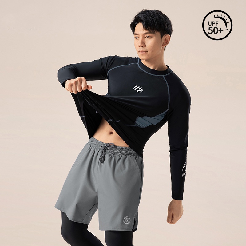 361Men 2Pcs Long Sleeve WaterP - Rash Guard Long Sleeve のレビューと価格