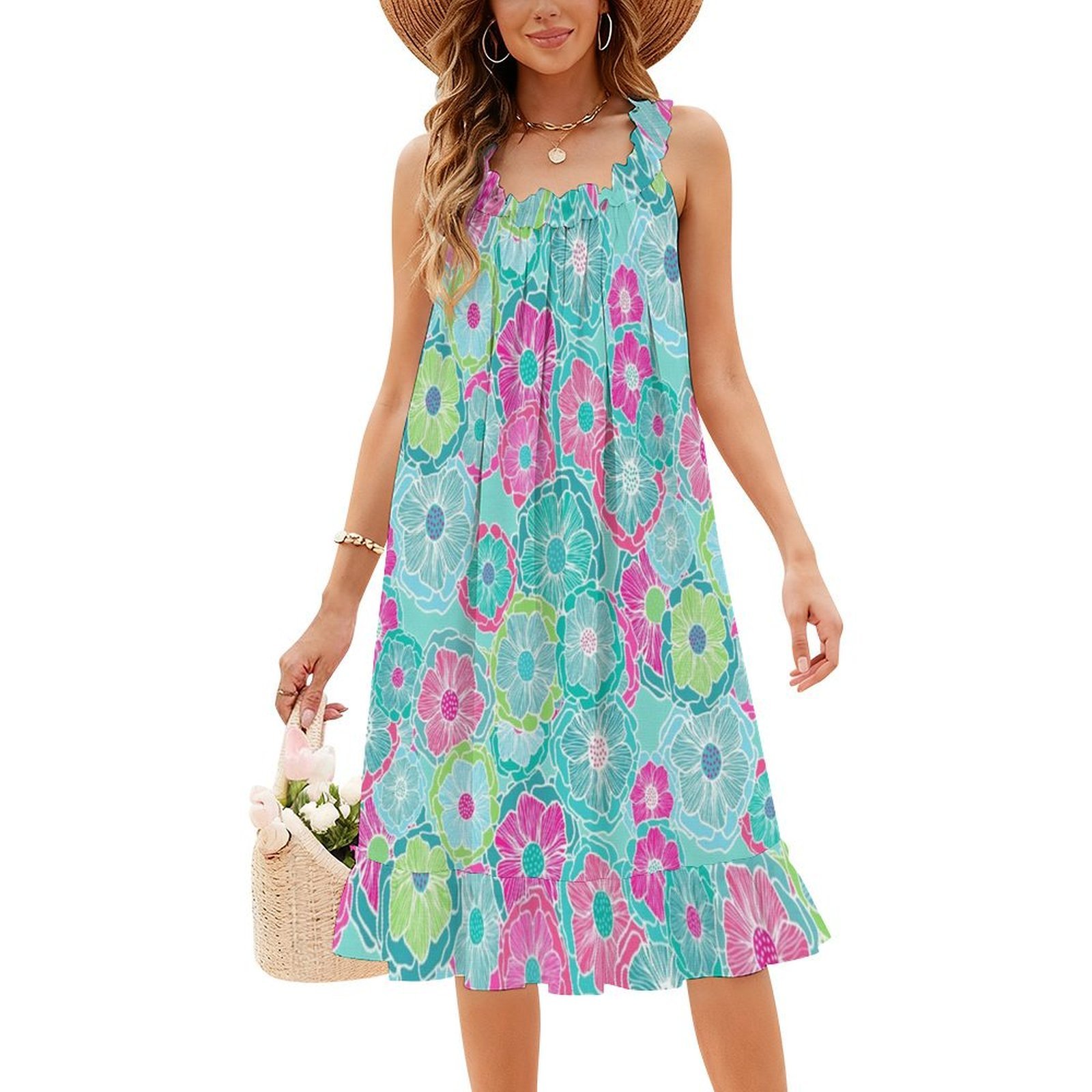 Fantasy Floral In Bold Tropica - Summer Clothing Colors のレビューと価格