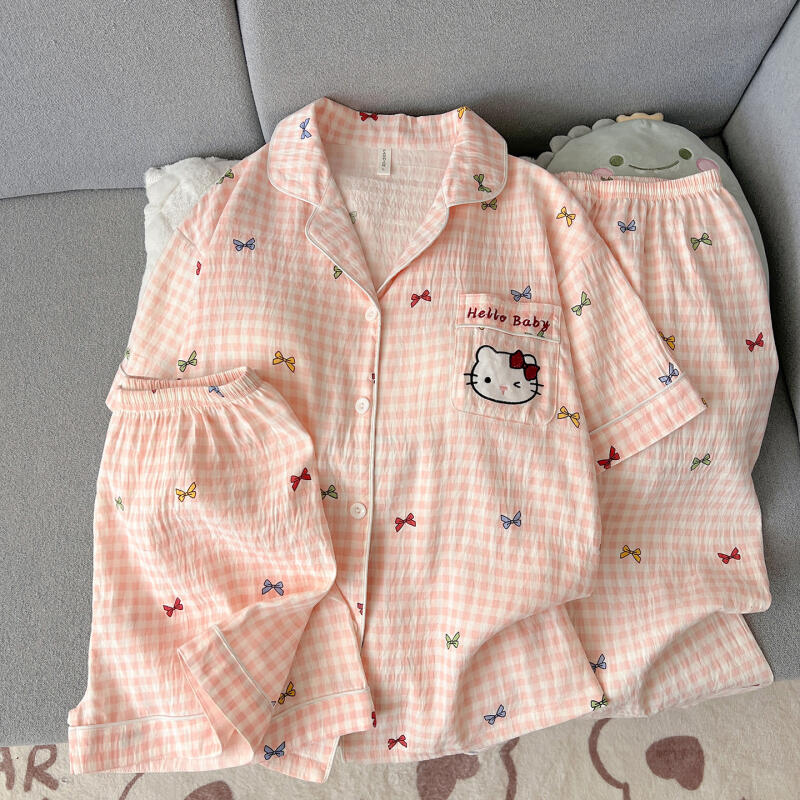 Hello Kitty Women's Pajamas Th - Summer Clothes のレビューと価格