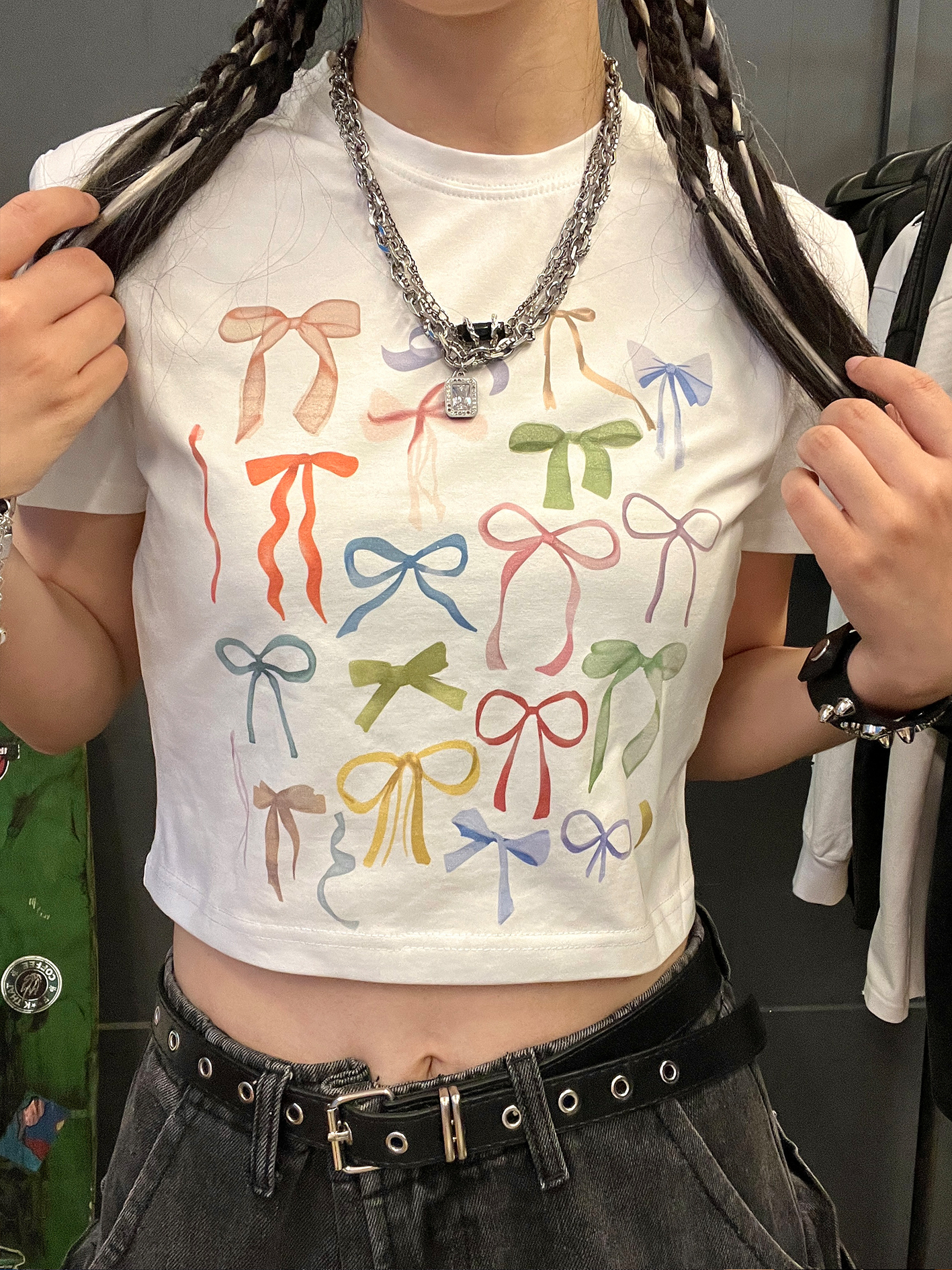 Hot  Knot Crop Top Y2K Half Sl - Summer Clothing Recommendations のレビューと価格