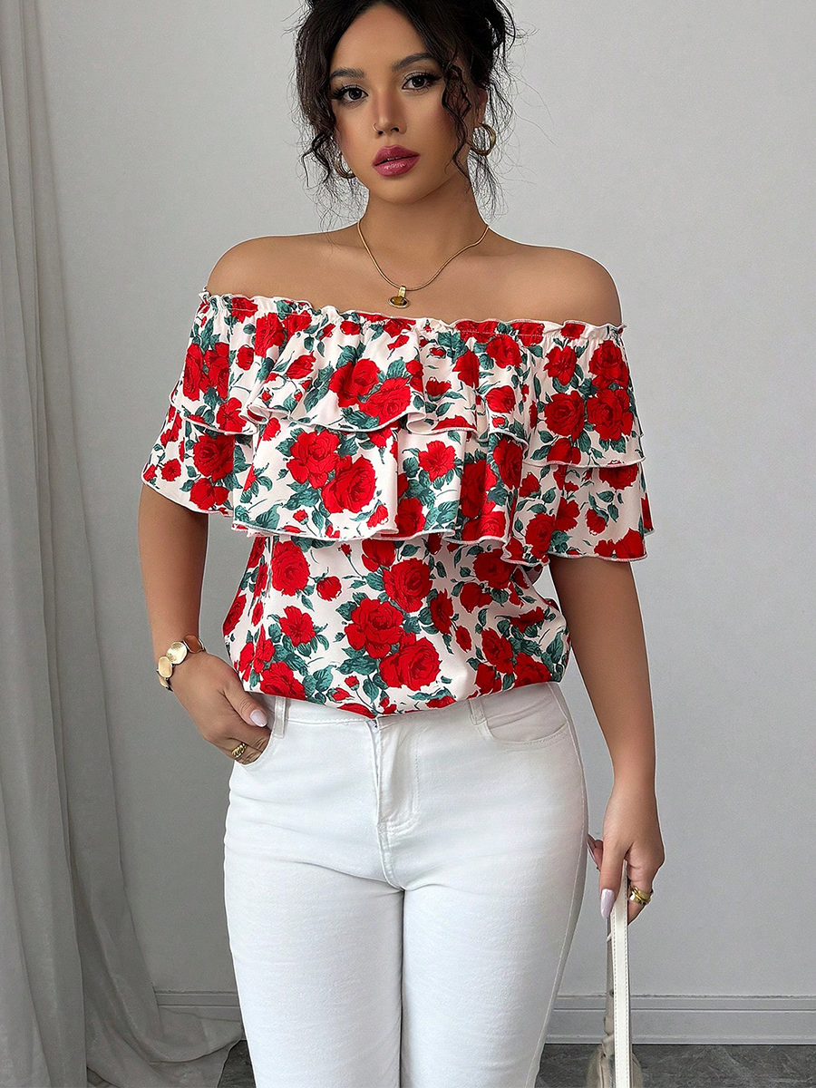 Double layered pleated edge wo - Summer Clothing Layering のレビューと価格