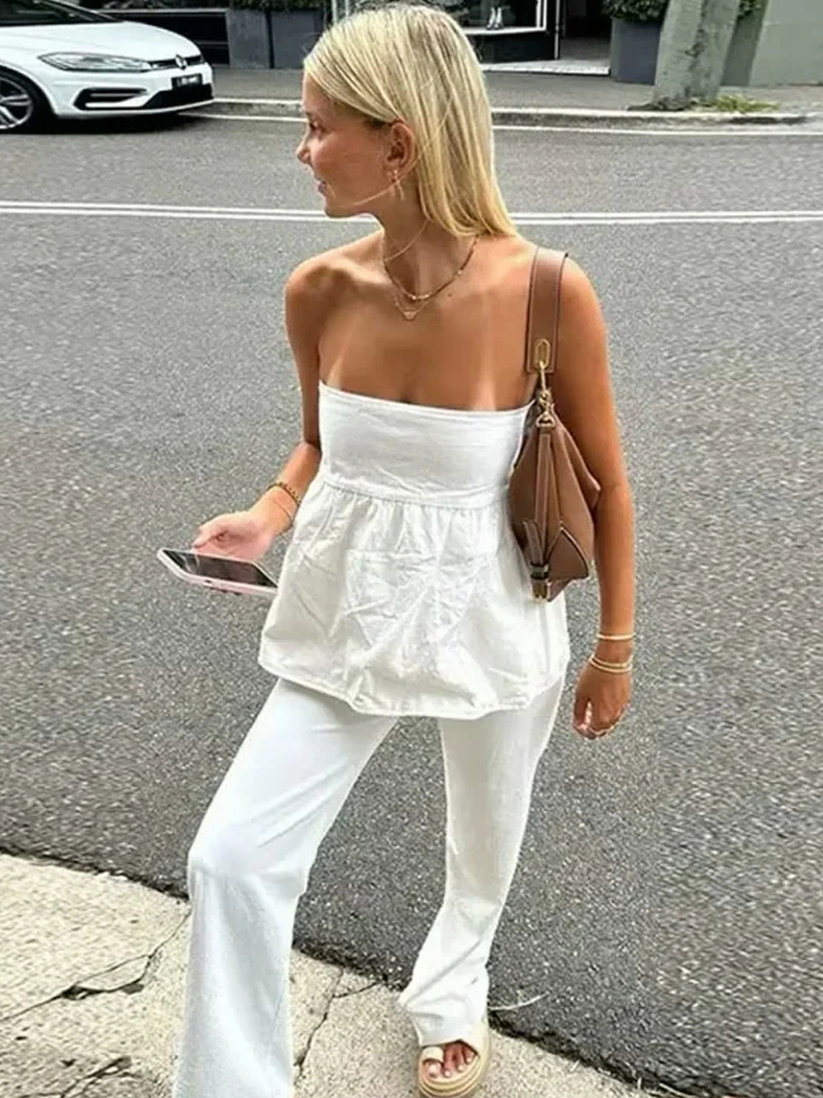 HXAO StraplessTop Women Off sh - Summer Zara のレビューと価格