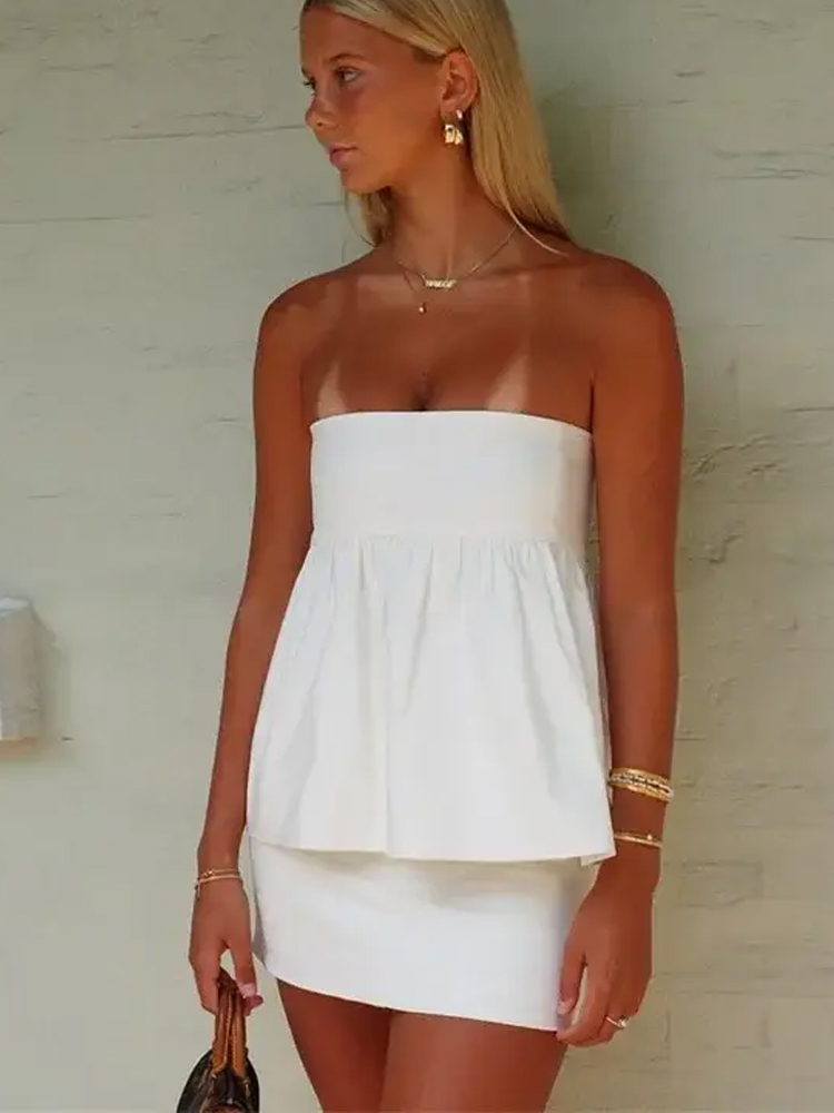 HXAO StraplessTop Women Off sh - Summer Zara のレビューと価格