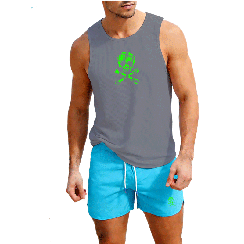 Fitness loose men tank top  sl - Summer Clothes のレビューと価格