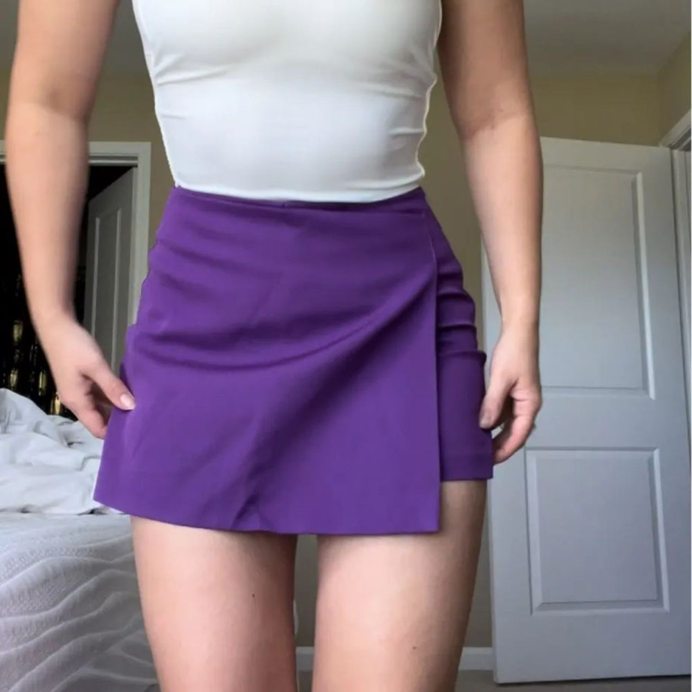 MUJER Skort for Women High wai - Summer Zara のレビューと価格