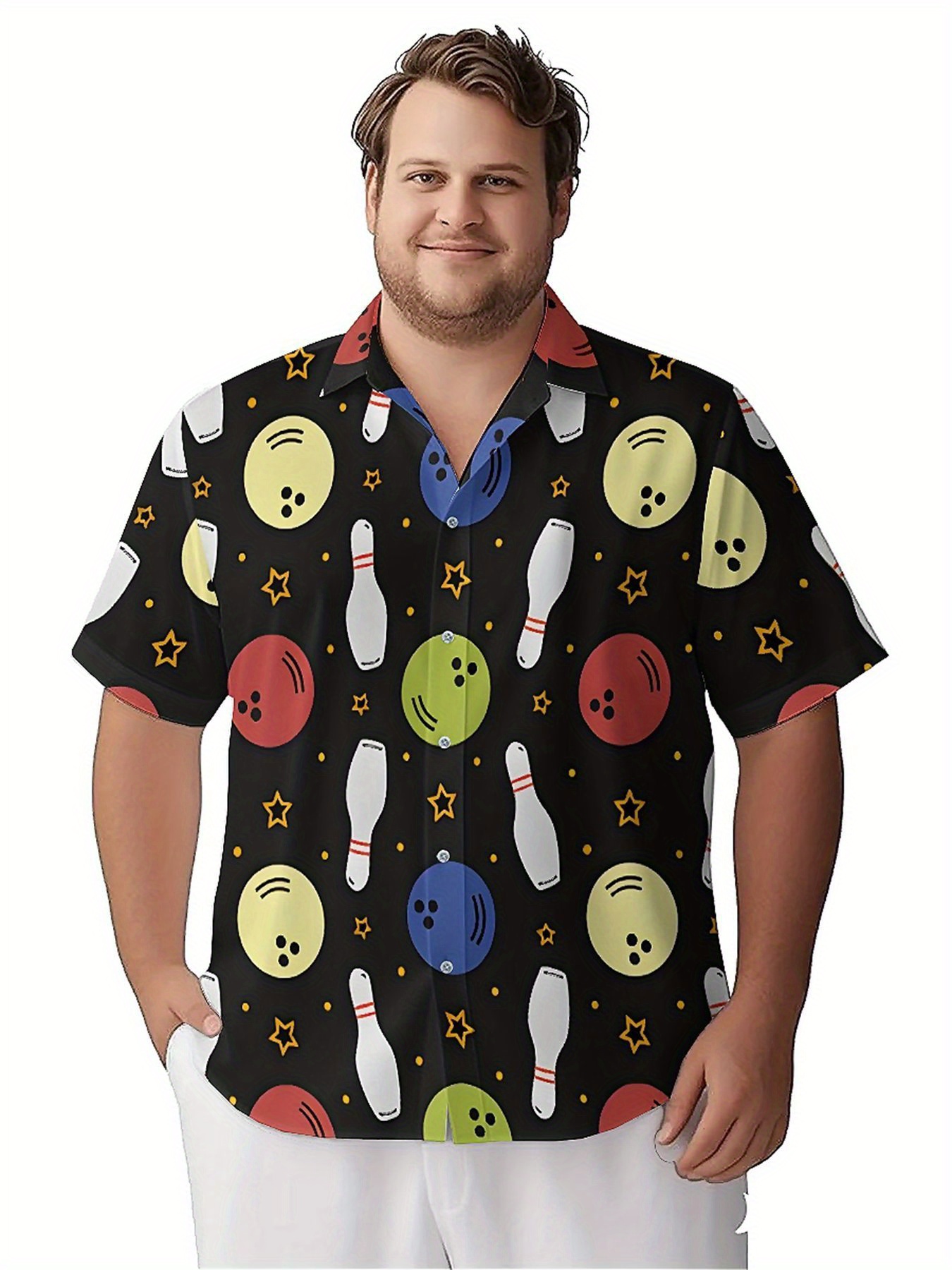 Men's Plus Size Hawaiian Shirt - Beach Shirt Hawaiian のレビューと価格