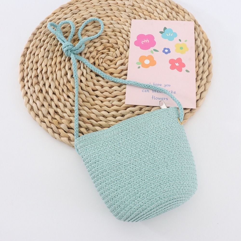 Summer Children Girls Shoulder - Beach Bag Straw のレビューと価格