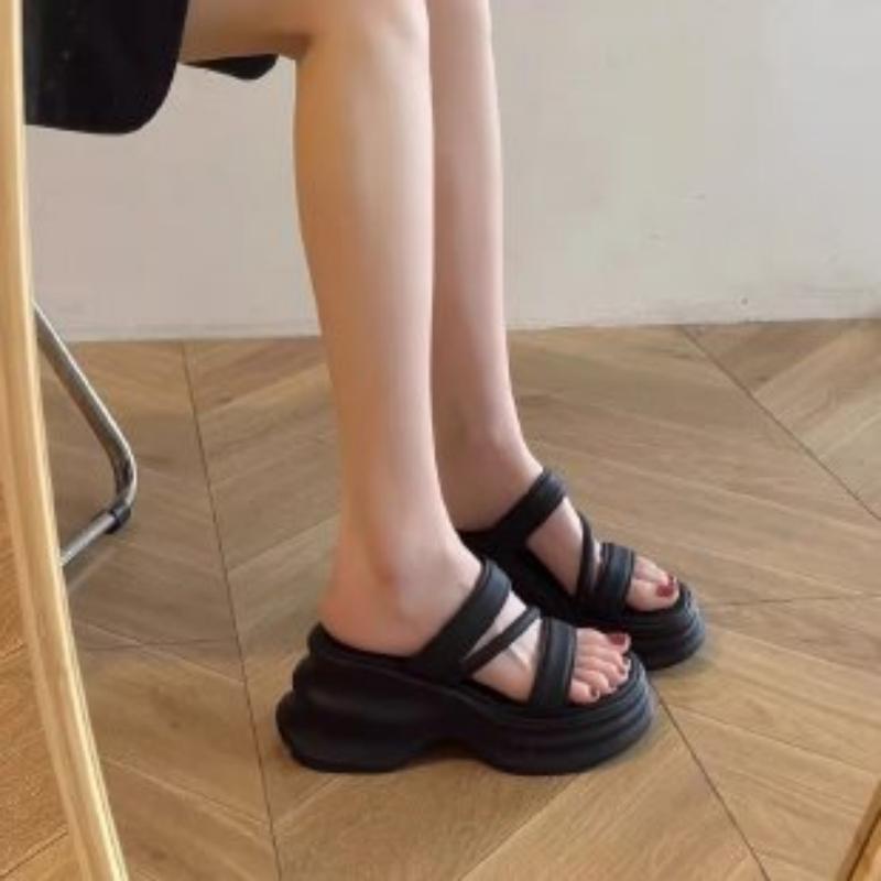 2026 New Women High Heel Slipp - Summer Clothing Beach のレビューと価格