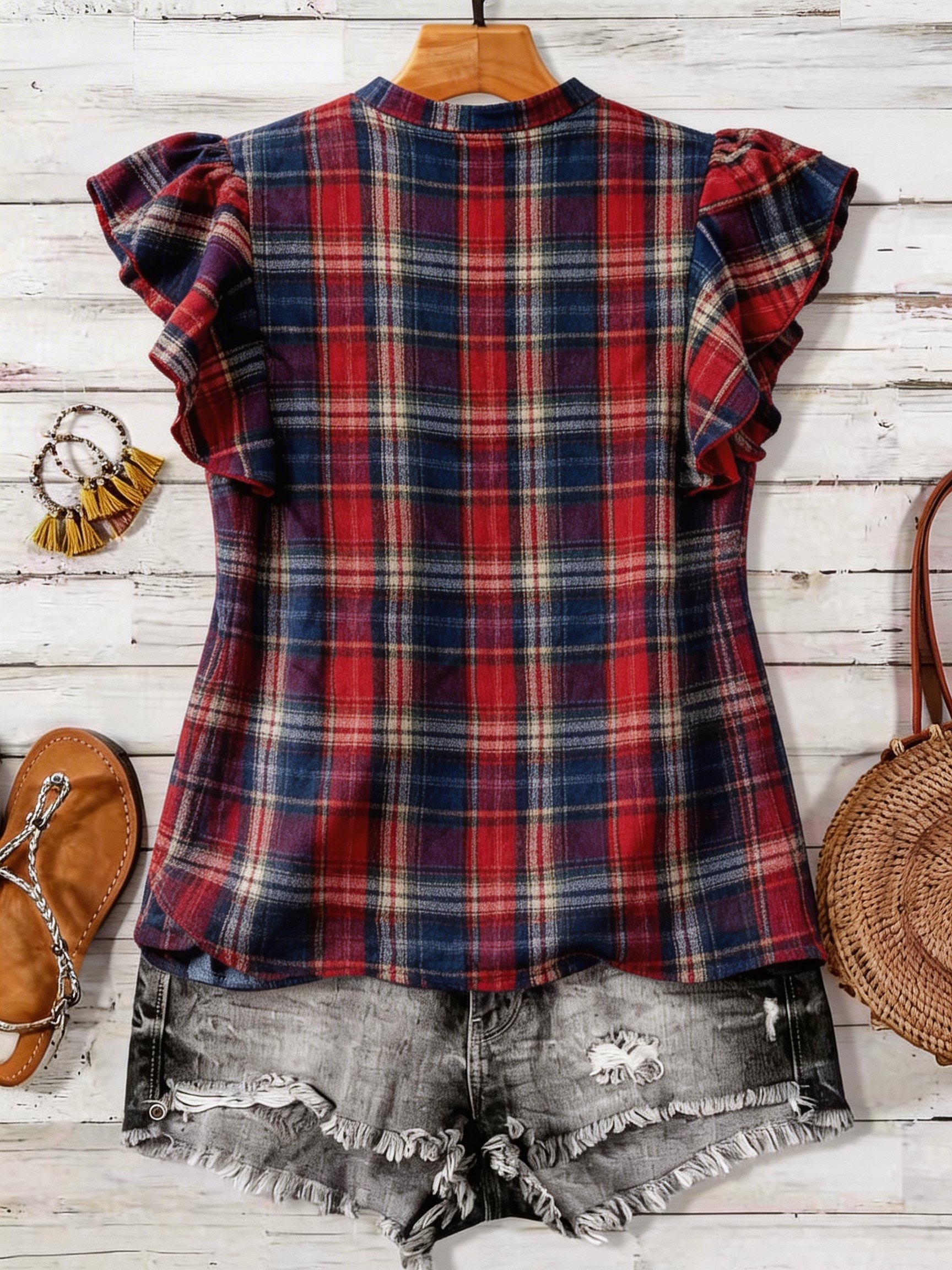 plus Size Retro round Neck Pri - Summer Clothing Colors のレビューと価格