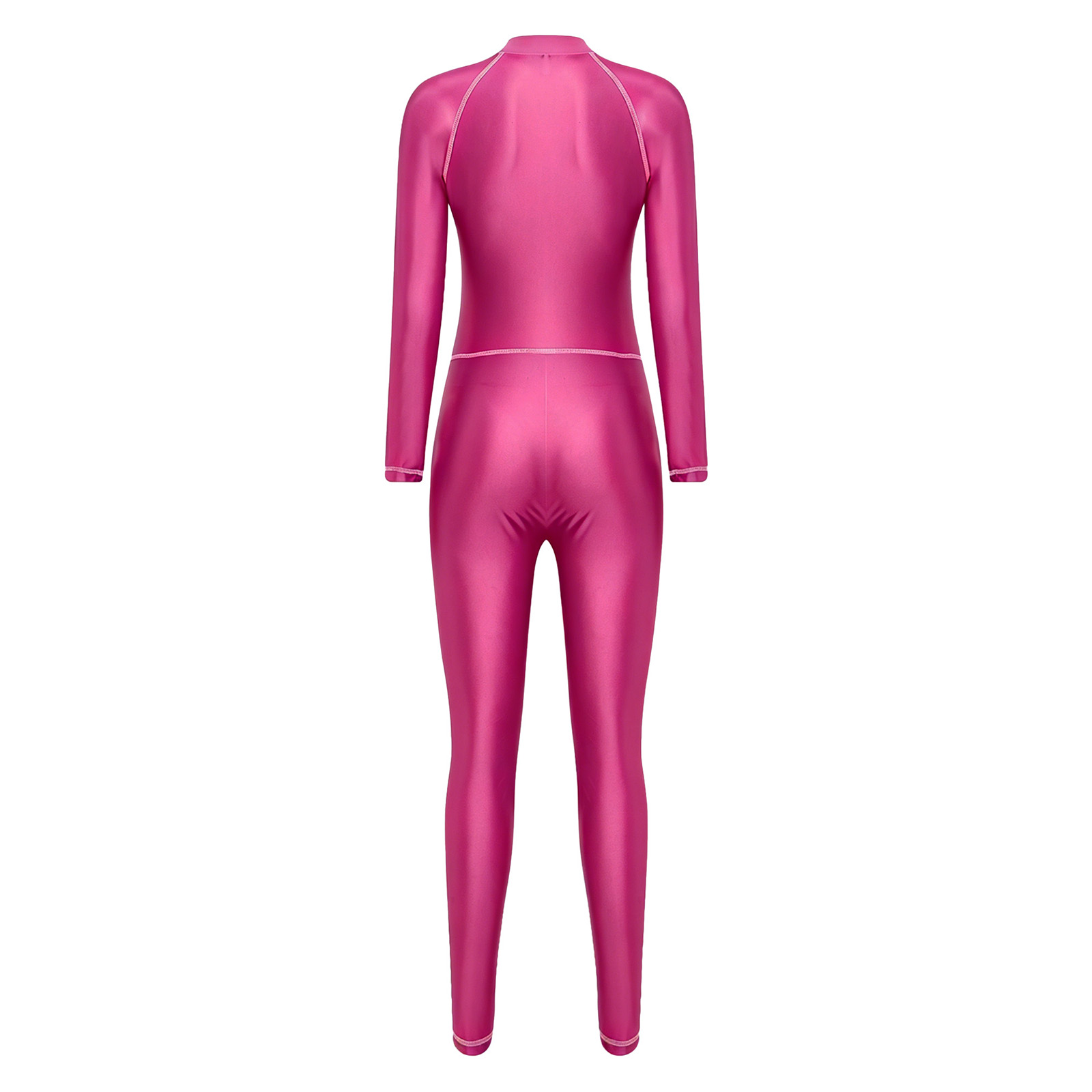 Women Glossy Bodysuit Rash Gua - Rash Guard Long Sleeve のレビューと価格