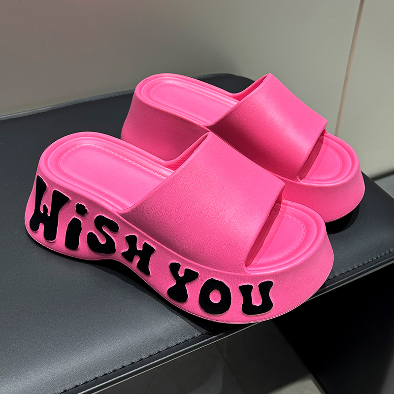 Letter Print Thick Sole Cloud  - Summer Quotes のレビューと価格