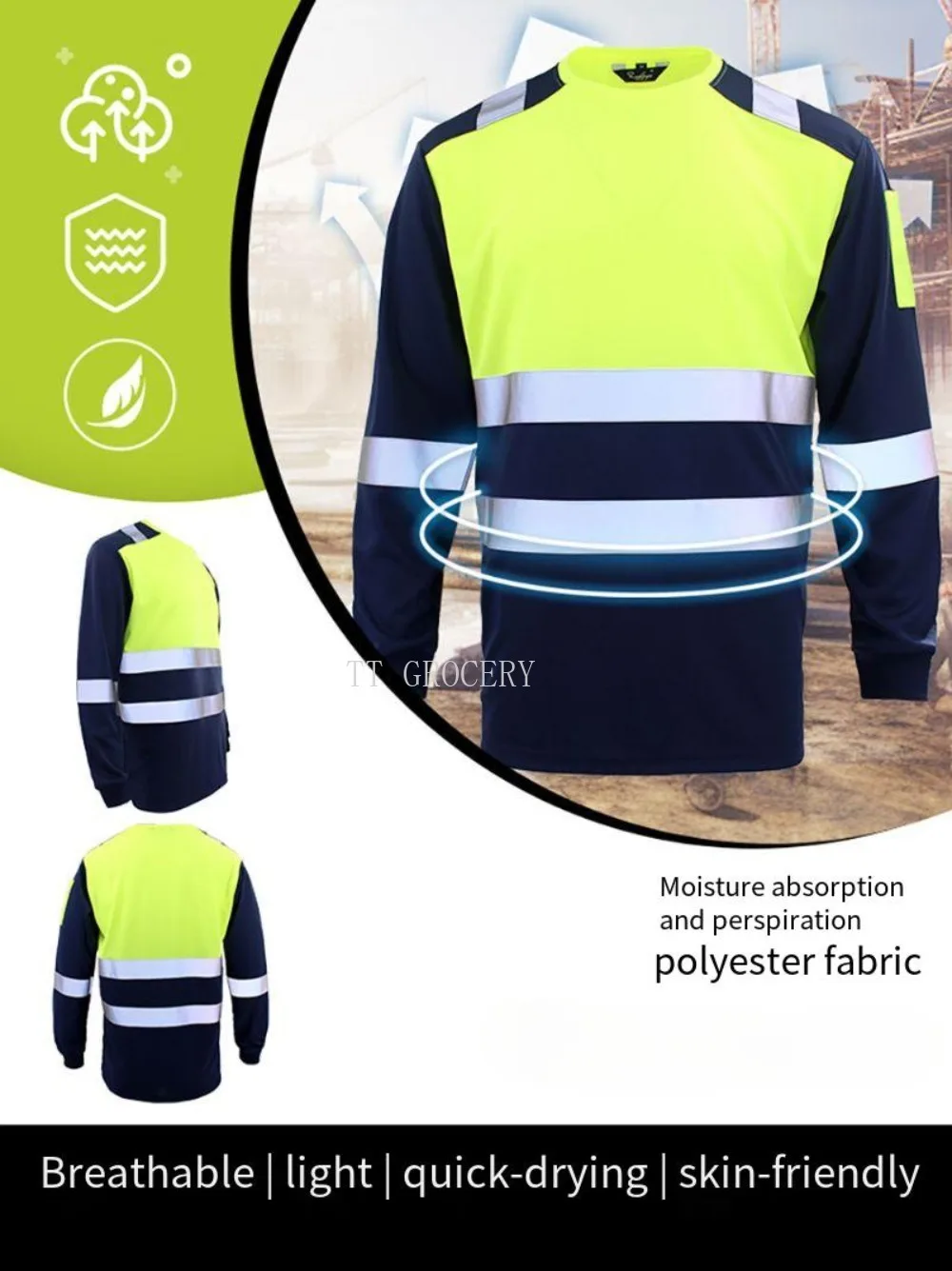 High Visibility Safety Work Sh - Summer Hi Vis Clothing のレビューと価格