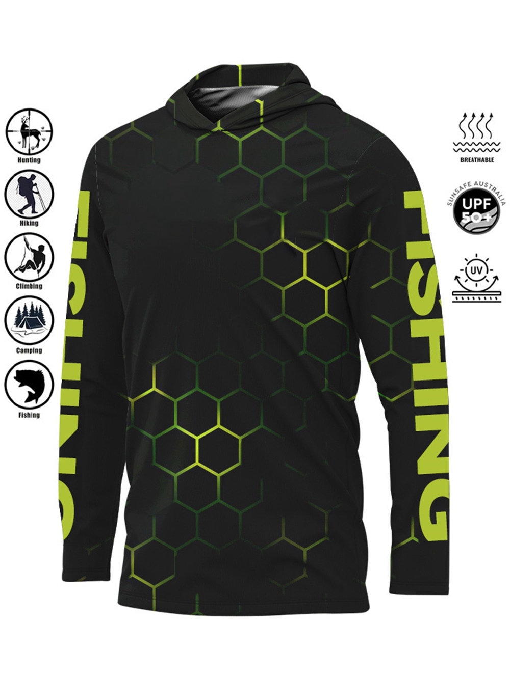 MALFC Hood Fishing Shirt Fishi - Rash Guard Long Sleeve のレビューと価格