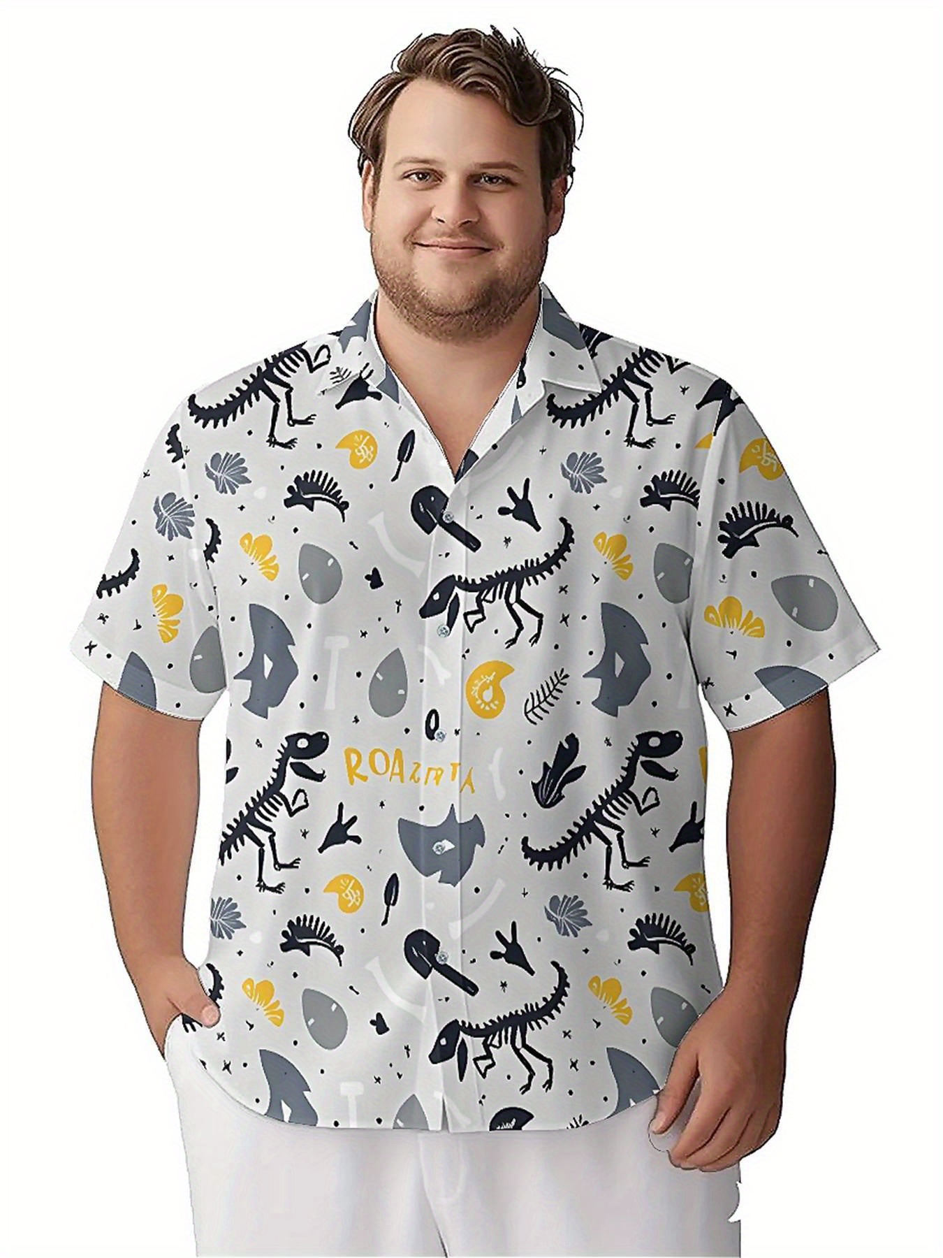 Men's Plus Size Hawaiian Shirt - Beach Shirt Hawaiian のレビューと価格